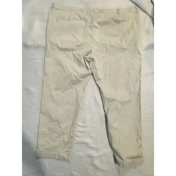 Tommy Bahama Mens Flat Front Pants Chino Beige SIZE 52/32